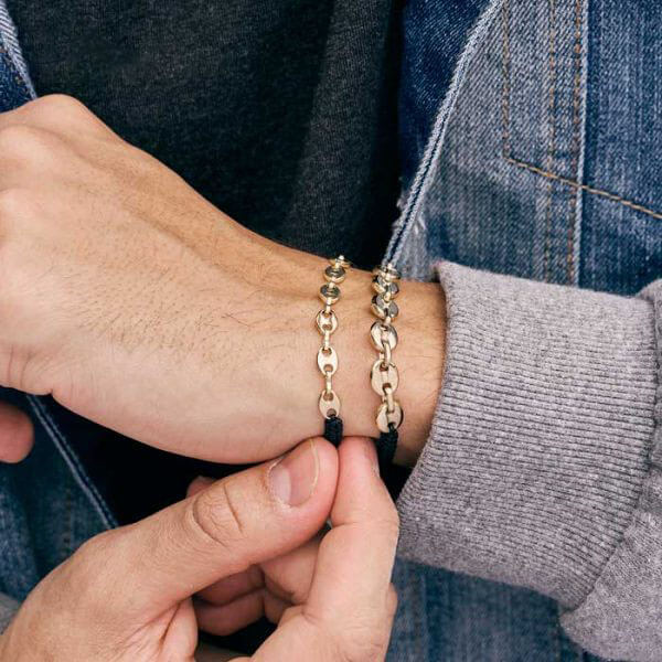 Pulsera Tejida Ancla