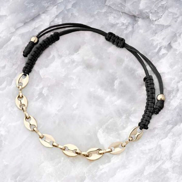 Pulsera Tejida Ancla