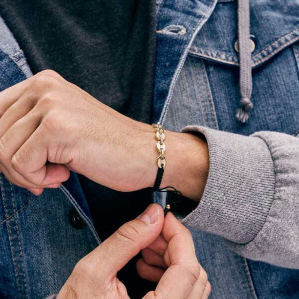 Pulsera Tejida Ancla