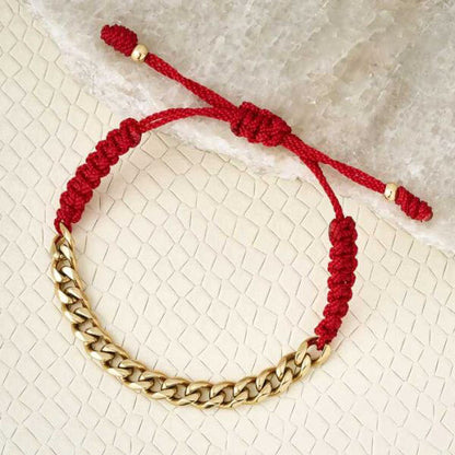 Pulsera Tejida Cubana